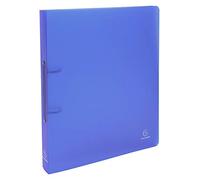 Exacompta - 54362E - 1 Raccoglitore Chromaline - 2 Anelli Tondi 30 mm - Dorso 40 mm - Polipropilene Traslucido 0.7 mm - F.to Esterno 26.8x32 cm per A4 Maxi - Colore: Blu
