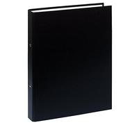 Exacompta - 54371E - 1 Raccoglitore Rigido Foderato Polipropilene - 2 Anelli Tondi 30 mm - Dorso 40 mm - Dimension Esterne 26x32 cm per Formato A4 - Colore Nero