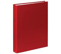 Exacompta - 54375E - Conf. da 20 Raccoglitori Rigidi Foderati Polipropilene - 2 Anelli Tondi 30 mm - Dorso 40 mm - Dimension Esterne 26x32 cm per Formato A4 - Colore Rosso