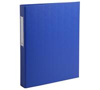 Exacompta - 54382E - 1 Raccoglitore Rigido Foderato Polipropilene - 2 Anelli Tondi 25 mm in Terza di Copertina - Dorso 40 mm - F.to Esterno 25.5x32 cm per A4 - Colore Blu