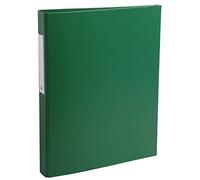 Exacompta - 54383E - 1 Raccoglitore Rigido Foderato Polipropilene - 2 Anelli Tondi 25 mm in Terza di Copertina - Dorso 40 mm - F.to Esterno 25.5x32 cm per A4 - Colore Verde
