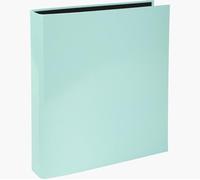 Exacompta - 54563E - 1 Raccoglitore Foderato Cartoncino Lucido Aquarel - 2 Anelli a D 25 mm - Dorso 40 mm - F.to e sterno 30x31.5 cm per A4 Maxi - Colore Verde Pastello