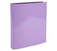 Exacompta - 54565E - 1 Raccoglitore Foderato Cartoncino Lucido Aquarel - 2 Anelli a D 25 mm - Dorso 40 mm - F.to e sterno 30x31.5 cm per A4 Maxi - Colore Malva