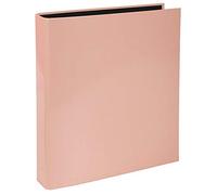 Exacompta - 54567E - 1 Raccoglitore Foderato Cartoncino Lucido Aquarel - 2 Anelli a D 25 mm - Dorso 40 mm - F.to e sterno 30x31.5 cm per A4 Maxi - Colore Corallo