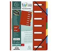 Exacompta 55075E Classificatori a Soffietto, Interno, 24x32 cm, Rosso