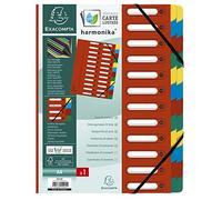 Exacompta 55245E Classificatori a Soffietto, Interno, 24x32 cm, Rosso