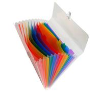 EXACOMPTA - 55298E - Classificatore Crystal - 13 tasche - PP - 33x25 cm - Exacompta - 71900 - Conf. da 1 Pz. - 55298E