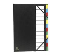 Exacompta 55340E Classificatori a Soffietto, Interno, 24x32.5 cm, Multicolore