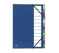 Exacompta 55342E Classificatori a Soffietto, Interno, 24x32.5 cm, Blu