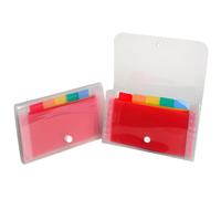 EXACOMPTA - 55498E - Classificatore Crystal - 6 tasche - PP - 11x18 cm - Exacompta - 71898 - Conf. da 1 Pz.