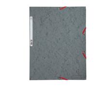 EXACOMPTA - 55511E - Cartellina con elastico - cartoncino Lustrè - 3 lembi - 400 gr - 24 x 32 cm - grigio - Exacompta - 71865 - Conf. da 25 Pz. - 55511E