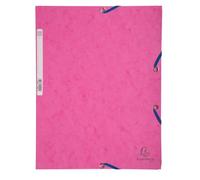 CARTELLA CON ELASTICO 24x32CM ROSA CARTONCINO LUSTRE' 425gr (Conf.25)