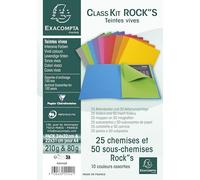 Exacompta 55542E Cartelle Semplici, 24x32 cm, Multicolore