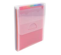 EXACOMPTA - 55798E - Classificatore valigetta verticale cristallo - 25,5x30,5cm - 6 tasche - PPL - Exacompta - 89313 - Conf. da 1 Pz. - 55798E