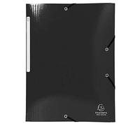 EXACOMPTA 55821E Cart.3lembi c/elast 425g IDERAMA Nero
