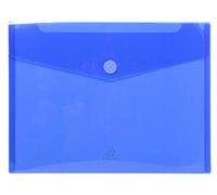 Exacompta 56420e - Confezione di 5 cartelline con chiusura in velcro formato A4 24 x 31,5 24x31,5 bleues