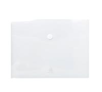 EXACOMPTA - 56421E - Busta a tasca con chiusura in velcro - PPL - 24x32 cm - trasparente - Exacompta - 82464 - Conf. da 5 Pz. - 56421E