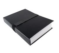 Exacompta 621E Cartella con dorso estensibile balacron e chiusura a strappo - Nero