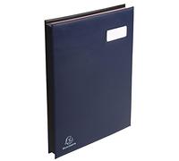 Exacompta 654729E Libro Firma, 24x32.5 cm, Blu Scuro