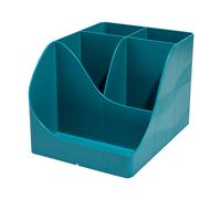 EXACOMPTA - 69534D - Portapenne Pen Wave Skandi - 15,5 x 11,9 x 10,9 cm - blu pacifico - Exacompta - 101445 - Conf. da 1 Pz.