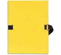 Exacompta 729E Faldoni estensibili carta tela colorata giallo