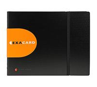 Exacompta 75134E Porta Biglietti da Visita e Dorsett, 20x25 cm, Nero