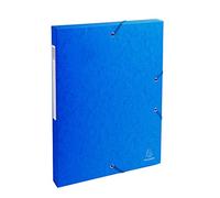 Exacompta 8 scatole archivio Exabox A4 dorso 2,5 cm blu