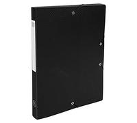 Exacompta 8 scatole archivio PP Opak A4 dorso 2,5 cm nero