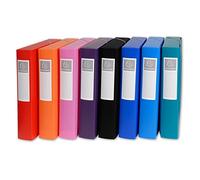 Exacompta 8 scatole archivio PP Opak A4 dorso 6 cm assortite