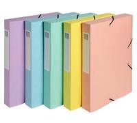 Exacompta 8 scatole archivio Skandi A4 PP riciclato dorso 10 cm
