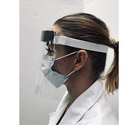 Exacompta 80358D Visiera protettiva individuale ExaScreen 31,5 x 19,5 cm, policarbonato, trasparente