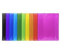 Exacompta 85870E - Confezione da 12 cartelle da 40 tasche, formato A4, multicolore