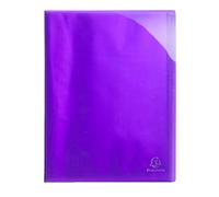 Exacompta 85876E - Cartellina con 40 tasche, formato A4, colore: Viola