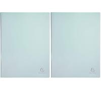 Exacompta 88460E Cartella acquerello con 40 bustine, alta trasparenza, PP media resistenza 500μ, 24 x 32 cm per A4, 1 pezzo, colori assortiti (Confezione da 2)
