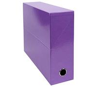 Exacompta 89926E Scatola per progetti Dorso 90mm IDERAMA Viola
