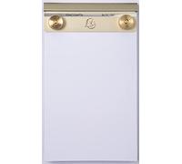 Exacompta - Blocchetto con supporto metallico per promemoria, 200 fogli, 18,5 x 11,5 cm