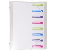 Exacompta, Cartellina a 8 scomparti, in polipropilene 25 x 32, Trasparente