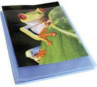 Exacompta cartellina in Krea Cover polipropilene, A4 21 x 29,7 cm 60 buste, blu