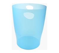 Exacompta Cestino gettacarta 45383D - Turchese traslucido 26,3x26,3x33,5 cm