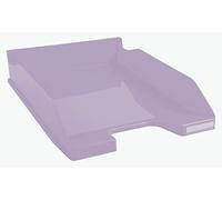 Exacompta - Cod.113264D - Confezione da 6 Vaschette portacorrispondenza Combo Midi Aquarel per formato A4+ - Impilabili - Capacità 500 fogli 80 gr - Dimensioni : 34,7 x 25,5 x 6,5 cm - Malva