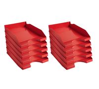 Exacompta - Cod.123107D - Confezione da 10 Vaschette portacorrispondenza Ecotray