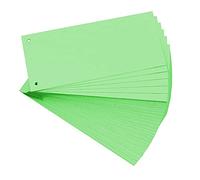 Exacompta 13445B Divisori e Segnaletica, 10x24 cm, Verde Verde 10x24 Carta ricic