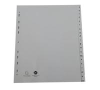 Exacompta 1920E Divisori e Segnaletica, 21x29.7 cm, Grigio