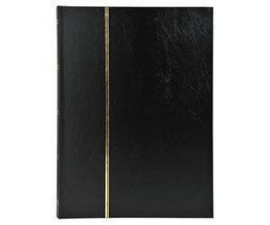 Exacompta - cod. 21141E - 1 Album da francobolli in Similpelle - 32 Pagine Nere - 17x22,5cm - Nero
