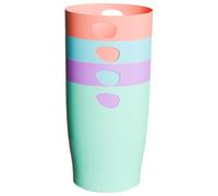 Exacompta - Cod.453707D - 1 cestino della carta con manici ECOBIN Candy Tidy - grande capacità 15 litri - Dimensioni 26,3 x 26,3 x 33,5 cm - per casa e ufficio- colori casuali