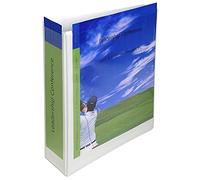 Exacompta - cod. 53945E - 1 Raccoglitore a Leva Personalizzabile Kreacover® con Anelli D - Copertina Foderata PP con Tasca Fronte/Dorso - Dorso 80mm - F.to Esterno 30x32cm per A4 Maxi - Bianco