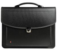 Exacompta Cod.55734E Exactive, Valigetta Multifunzioni Exatravel Nera Per Laptop da 13/14/15 Pollici e Tablet, Polipropilene di Alta Qualità, Tasche Funzionali Per Riporre Vari Oggetti