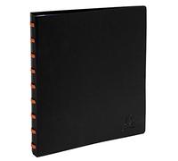 Exacompta - Cod. 86034E - 1 Portalistino Exactive 30 buste cristallo liscio rimovibili - Copertina polipropilene - F.to esterno 21x14,8cm per A5 - Nero