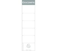 Exacompta - Cod. 915401B - 1 Raccoglitore a leva polipropilene con anelli a D - Dorso 50mm - F.to esterno 29x32cm per A4 - Nero