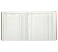 Exacompta - Cod. 930E - 1 registro contabile entrate/uscite - Numerato - Formato verticale - Dimensioni esterne: 21X19cm - 80 pagine - Colori casuali: blu - giallo - rosso - verde